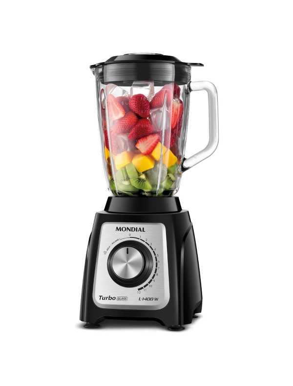 Liquidificador Mondial Turbo Glass L-1400-GI
