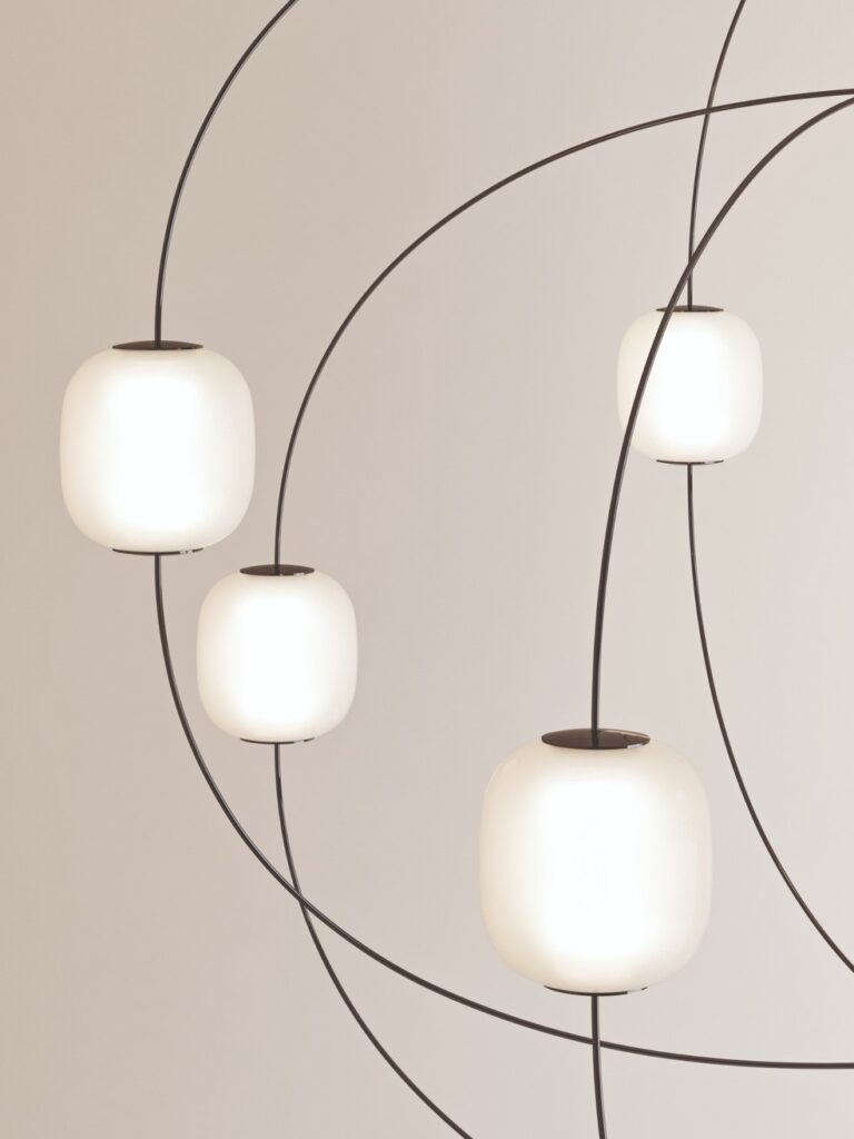 Axia, promove uma reinterpretação contemporânea do lustre — Foto: Divulgação
