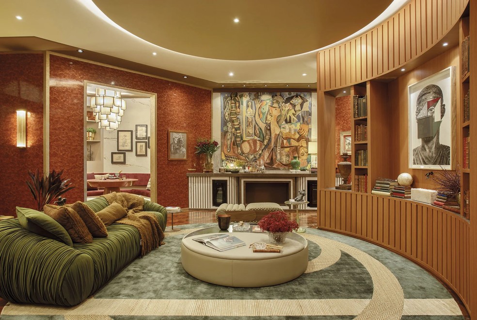 Com assinatura de Tulio Xenofonte Arquitetos, o Loft Milanese levou para a CASACOR São Paulo 2026 uma linguagem arquitetônica pautada pela elegância tátil e pela sobriedade das formas — Foto: Denilson Machado/MCA Estúdio/Divulgação